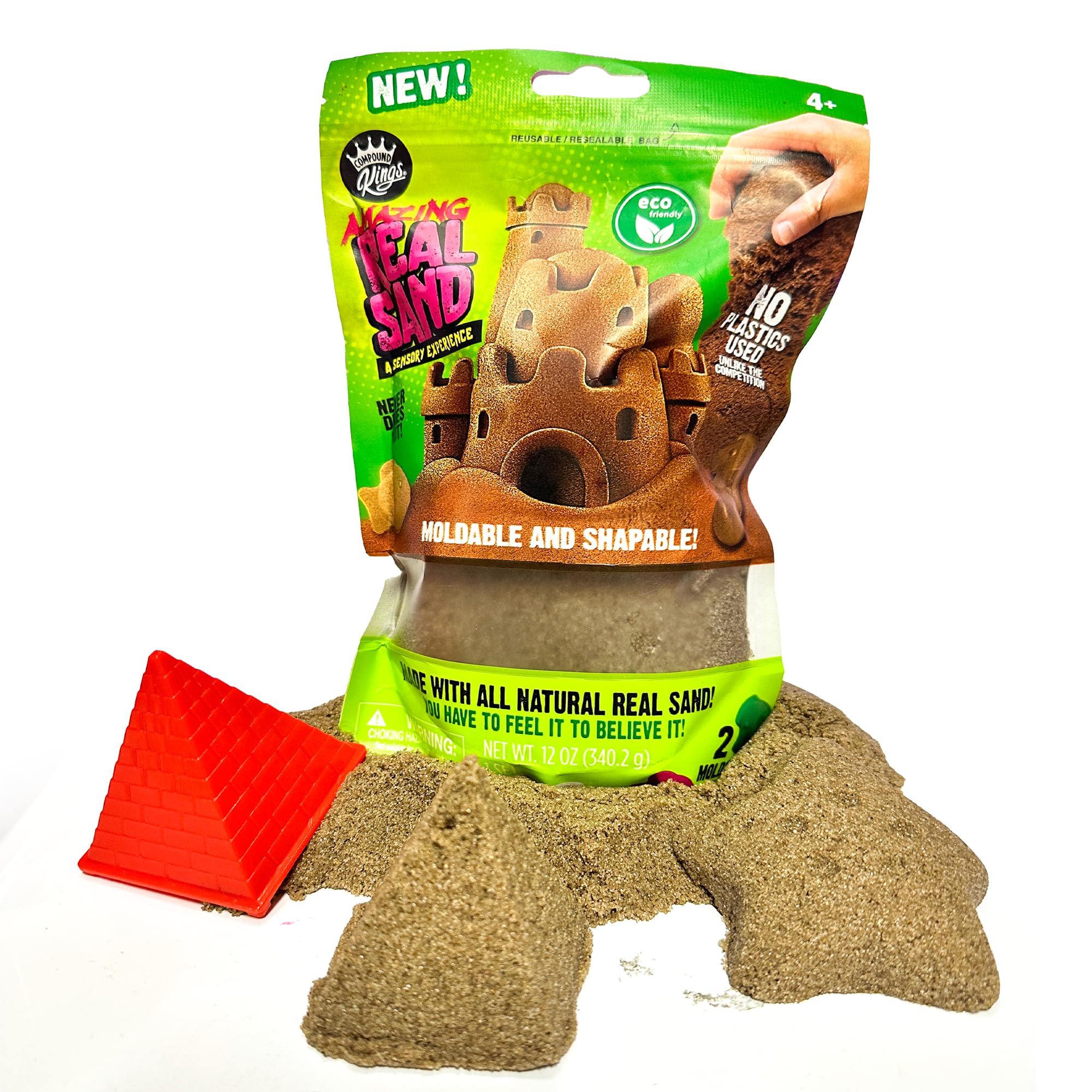 COMPOUND KINGS All-Natural Sand 12oz Bag, Sensory Toy