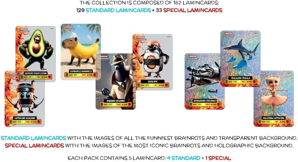 ITALIAN BRAINROT TRADING CARDS