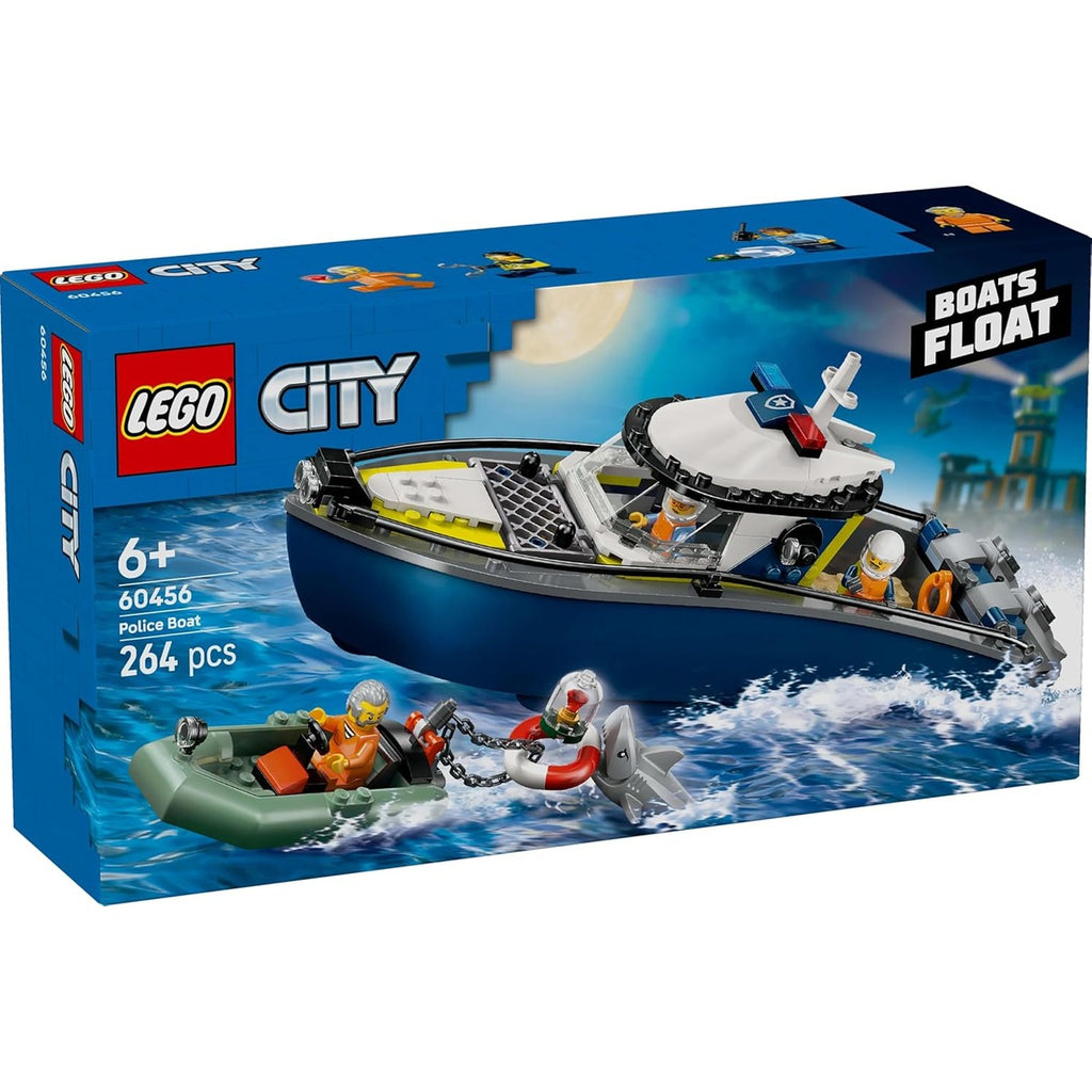 Lego 60456 City Police Boat Chase Toy Birthday Present Blocks