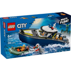 Lego 60456 City Police Boat Chase Toy Birthday Present Blocks