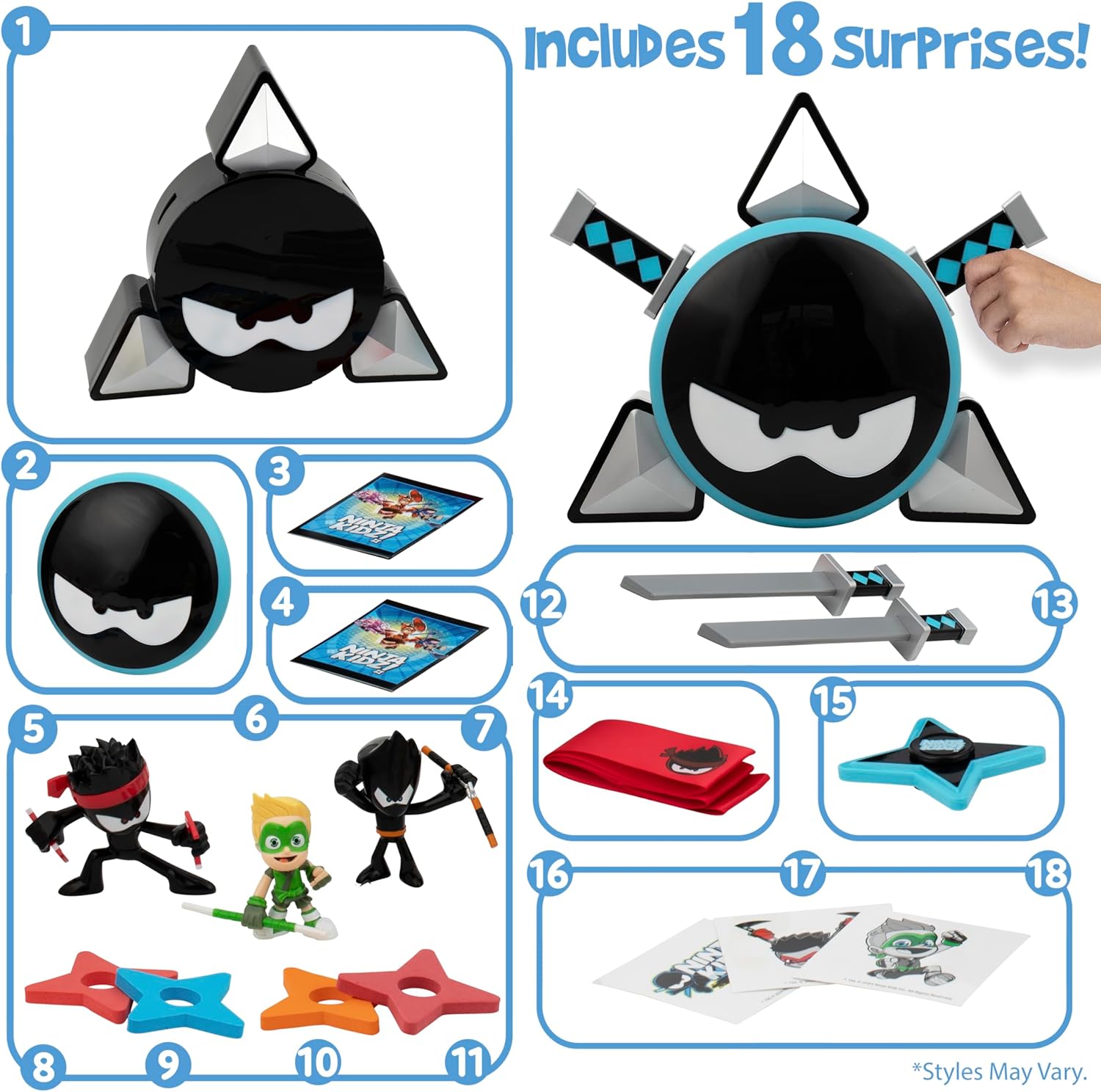 Ninja Kidz Mystery Warrior Pack