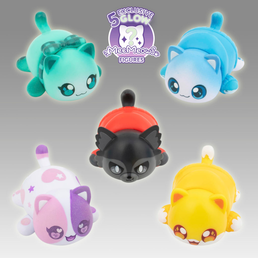 Aphmau & Friends Mystery Figures Glow Multi-Pack, Exclusive Glow in The Dark Figure Collection, Collectible Mini Figures Myst