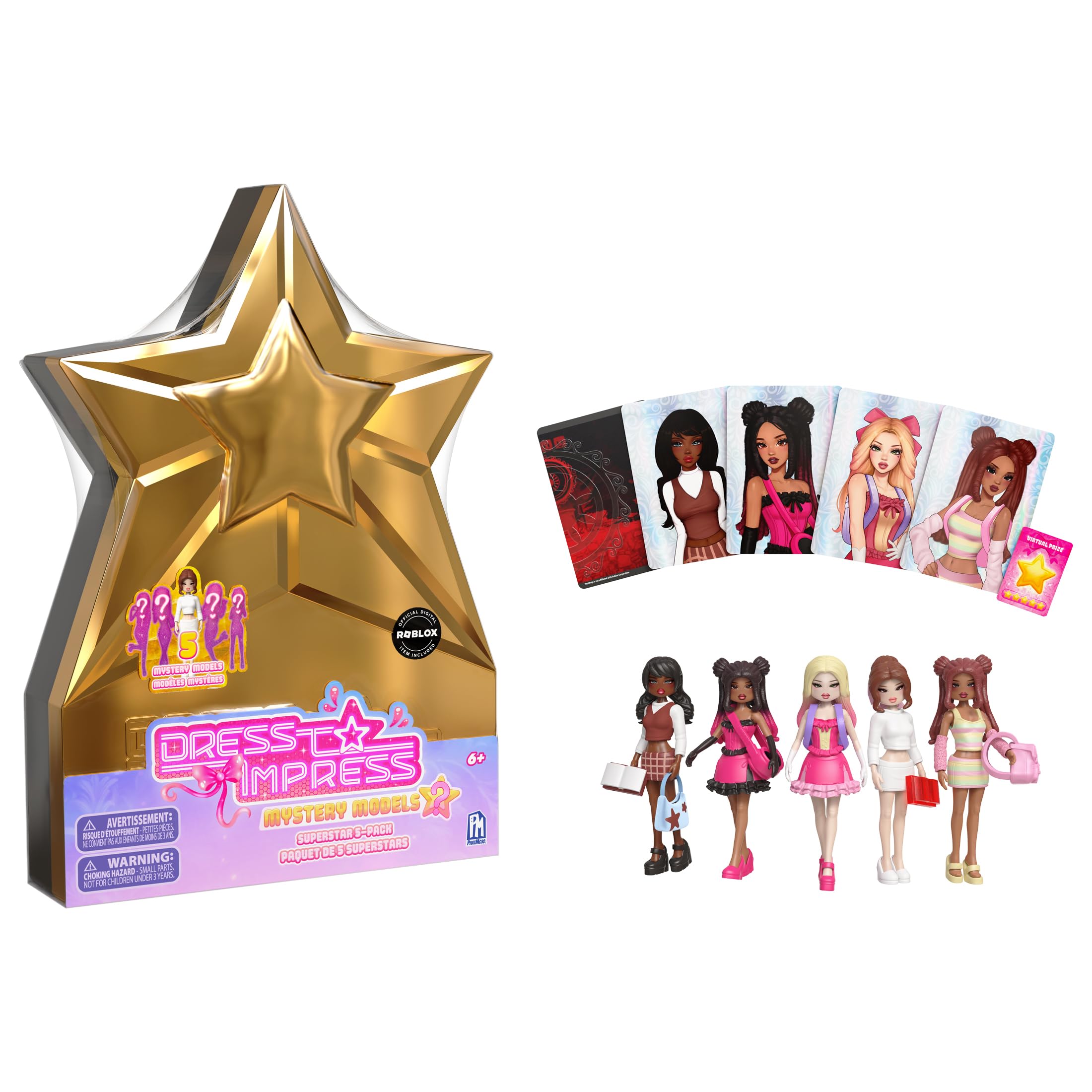 PhatMojo Dress to Impress — Mystery Models — Superstar 5-Pack — Series