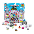 MrBeast Lab Swarms Battle Fusion Series Mega Lab Pack – Includes 14 Micro Beasts with Ultra Rare Hammerhead, 80+ to Collect, Stickers & Stackable Fusion Caps for Display 14 Pack - Hammerhead