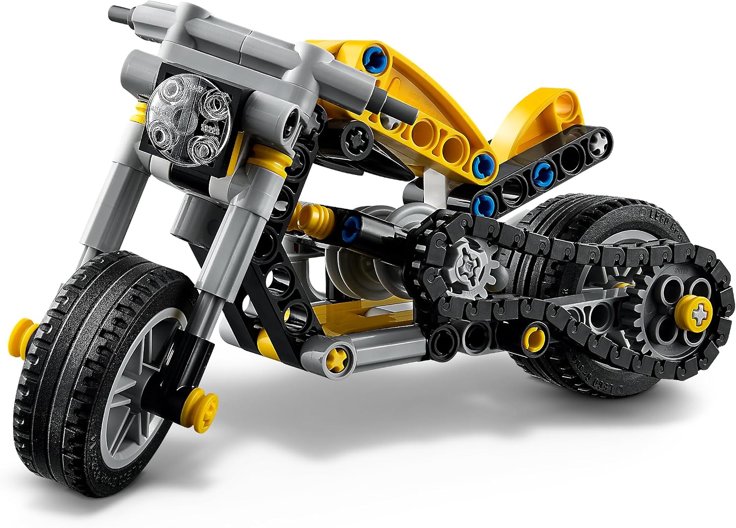 Lego 42225 Technic, Yellow Motorcycle Toy, Birthday Gift, Blocks, Education, Boys, Girls, Children, 7, 8, 9, Elementary