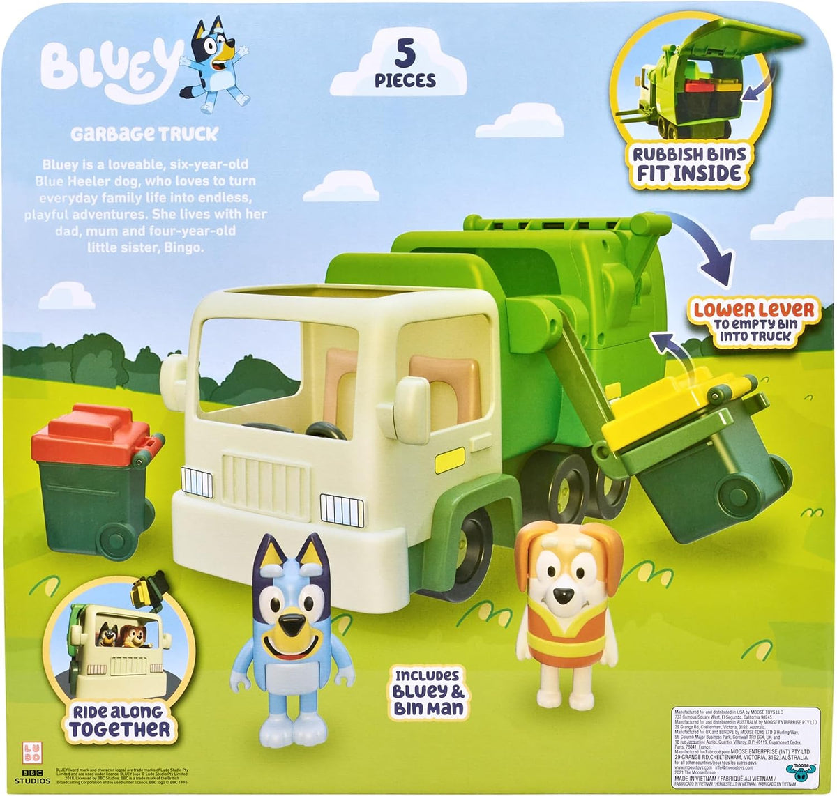 Bluey Garbage Truck