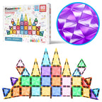 PicassoTiles Magnetic Tiles Building Blocks Mini Size Diamond Series