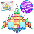PicassoTiles 80pc Mini Travel Size Magnetic Tiles Building Blocks