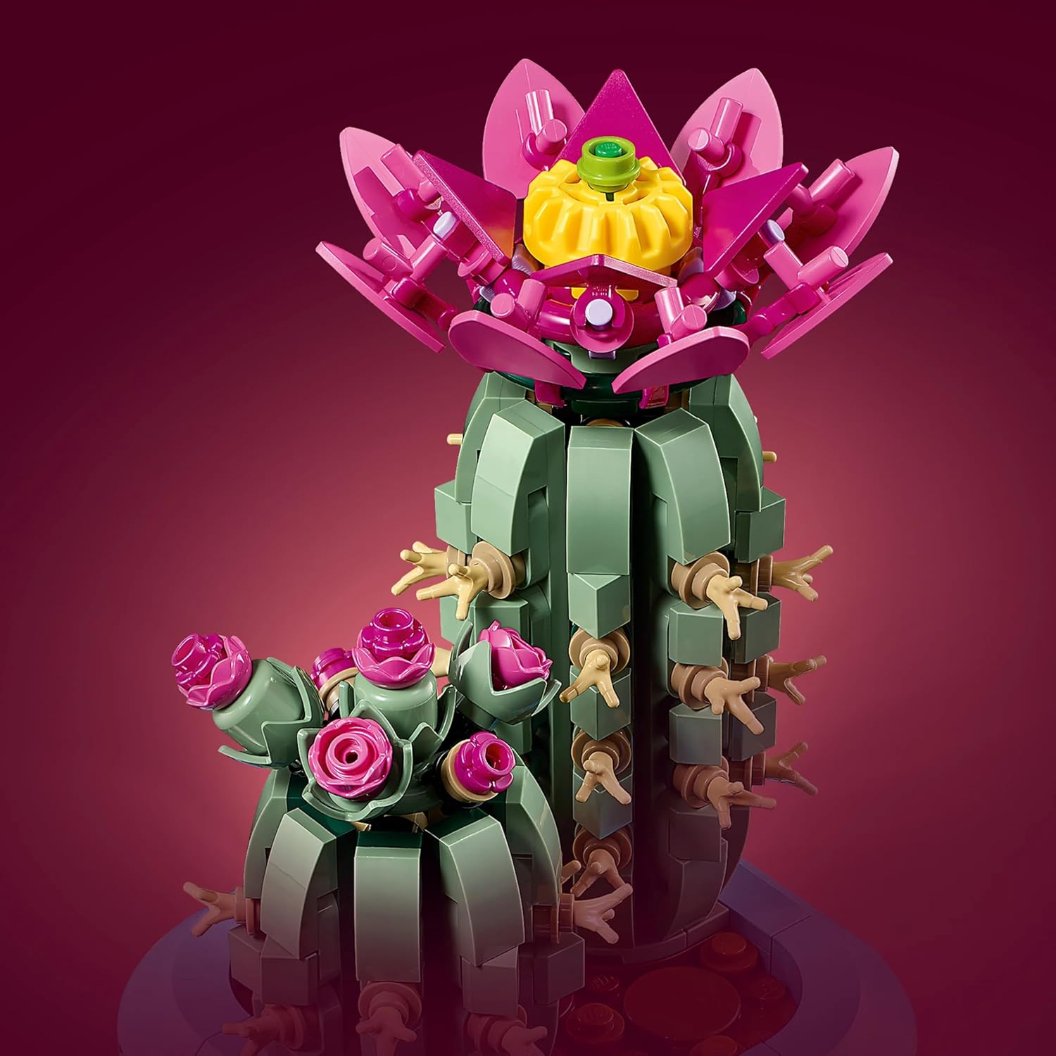 Lego 11509 Botanical Blooming Cactus Toy, Birthday Present, Blocks, Girls, Boys, Kids, 9 Years, 10 Years, 11 Years, Elementary School Students, Decorative Plants, Faux Green, Interior, Stylish