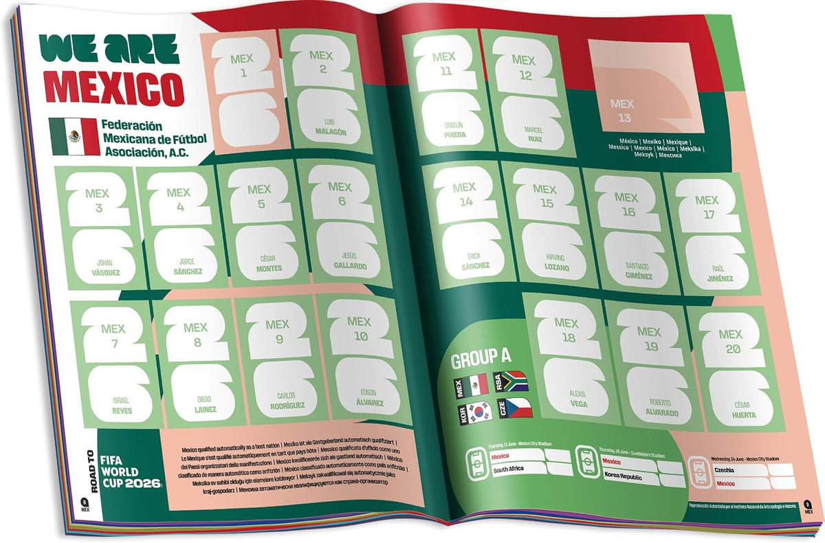 Panini FIFA World Cup 2026 Sticker Album, Multicolor