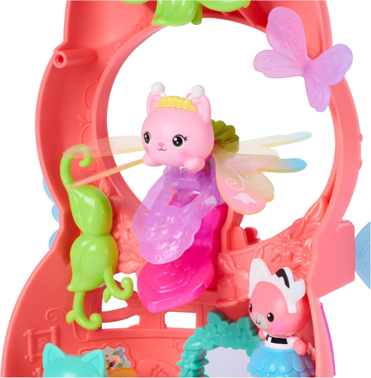 Gabby's Dollhouse Fairylandia Flutter Fairy 12-Piece Playset with Special Flutter Ring