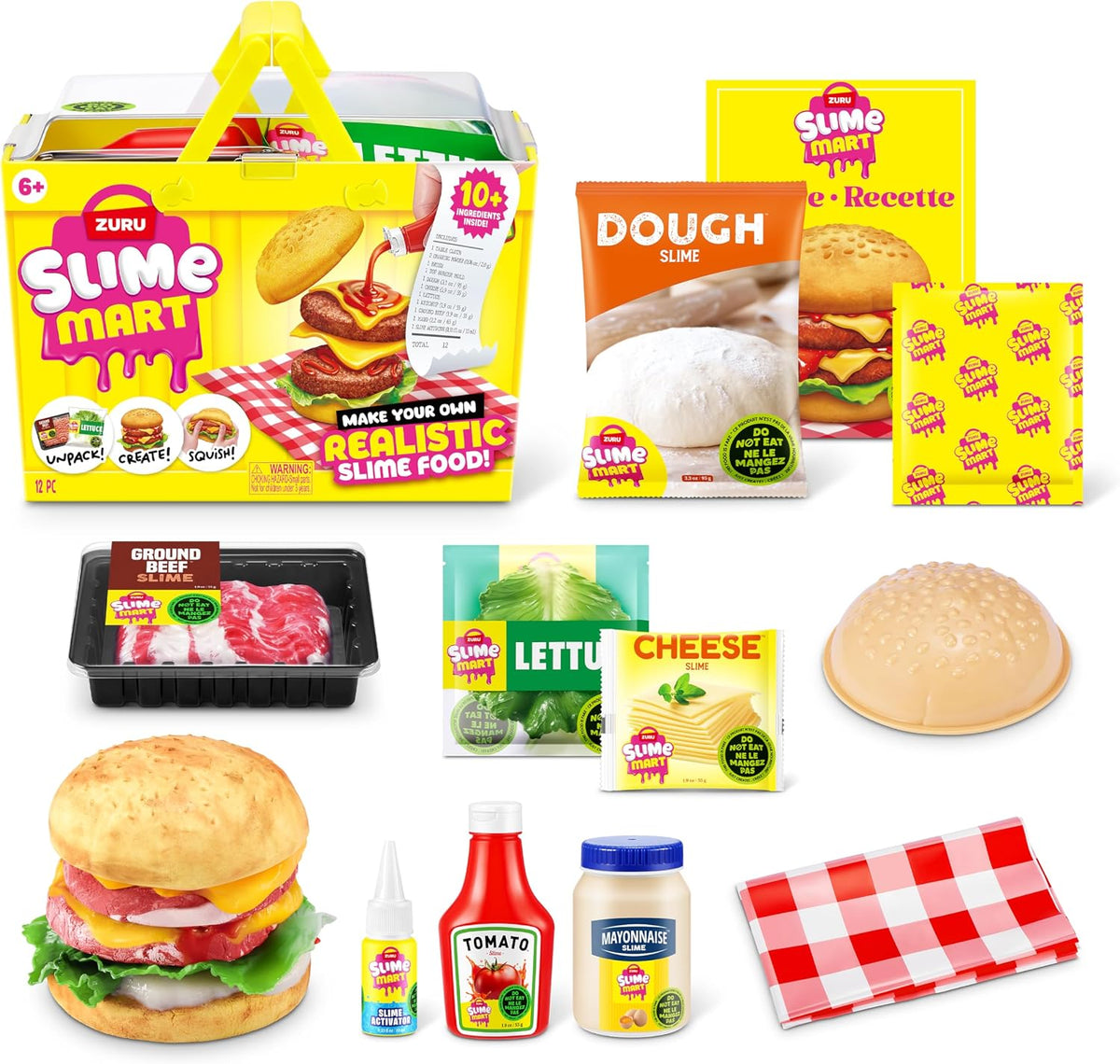 S001-EUR-SLIME MART-SMALL SHOPPING BASKET-SERIES 1
