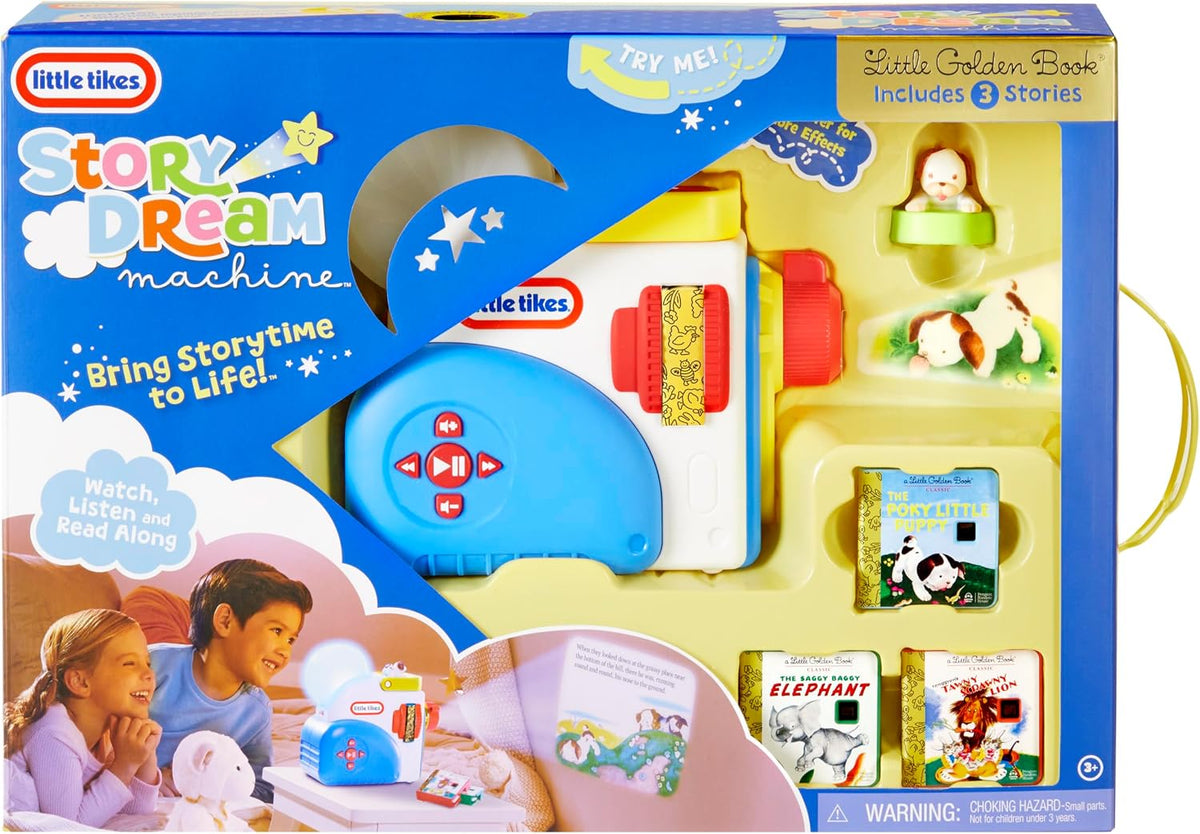 Little Tikes Story Dream Machine with 3 Fairy Tale Books & Nightlight The Ugly Duckling