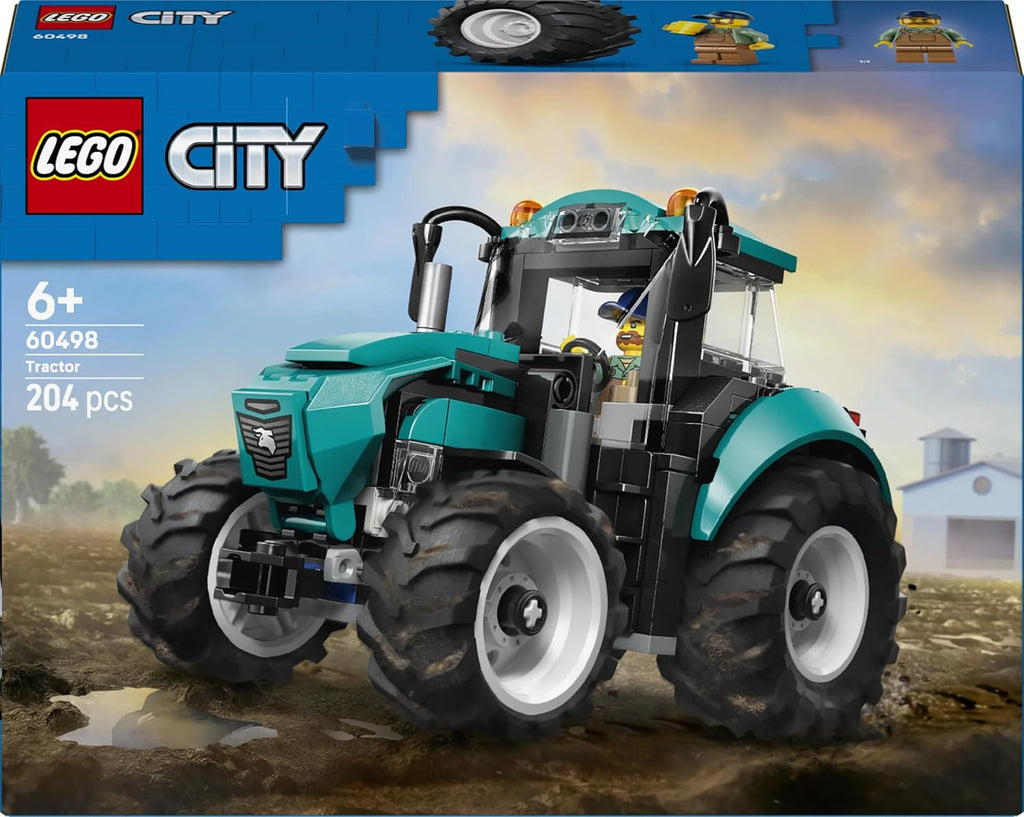 Lego 60498 City Tractor Toy, Birthday Present, Blocks, Educational, Boys, Girls, Children, 6, 7, 8, 9, Vehicle, Car