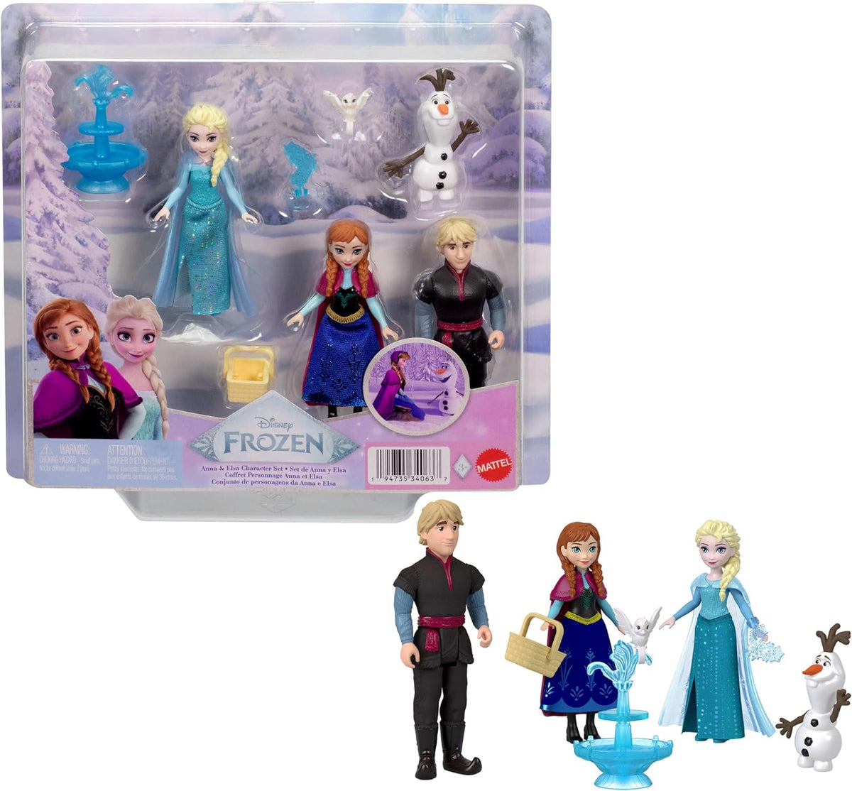Disney Frozen Small Doll Character Pack