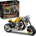 LEGO Lego 42225 Technic, Yellow Motorcycle Toy, Birthday Gift, Blocks, Education, Boys, Girls, Children, 7, 8, 9, Elementary 