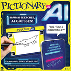 Mattel Mattel Games Pictionary Vs. AI Family Game for Game Nights with Kids, Adults & Families Using Artificial Intelligence 