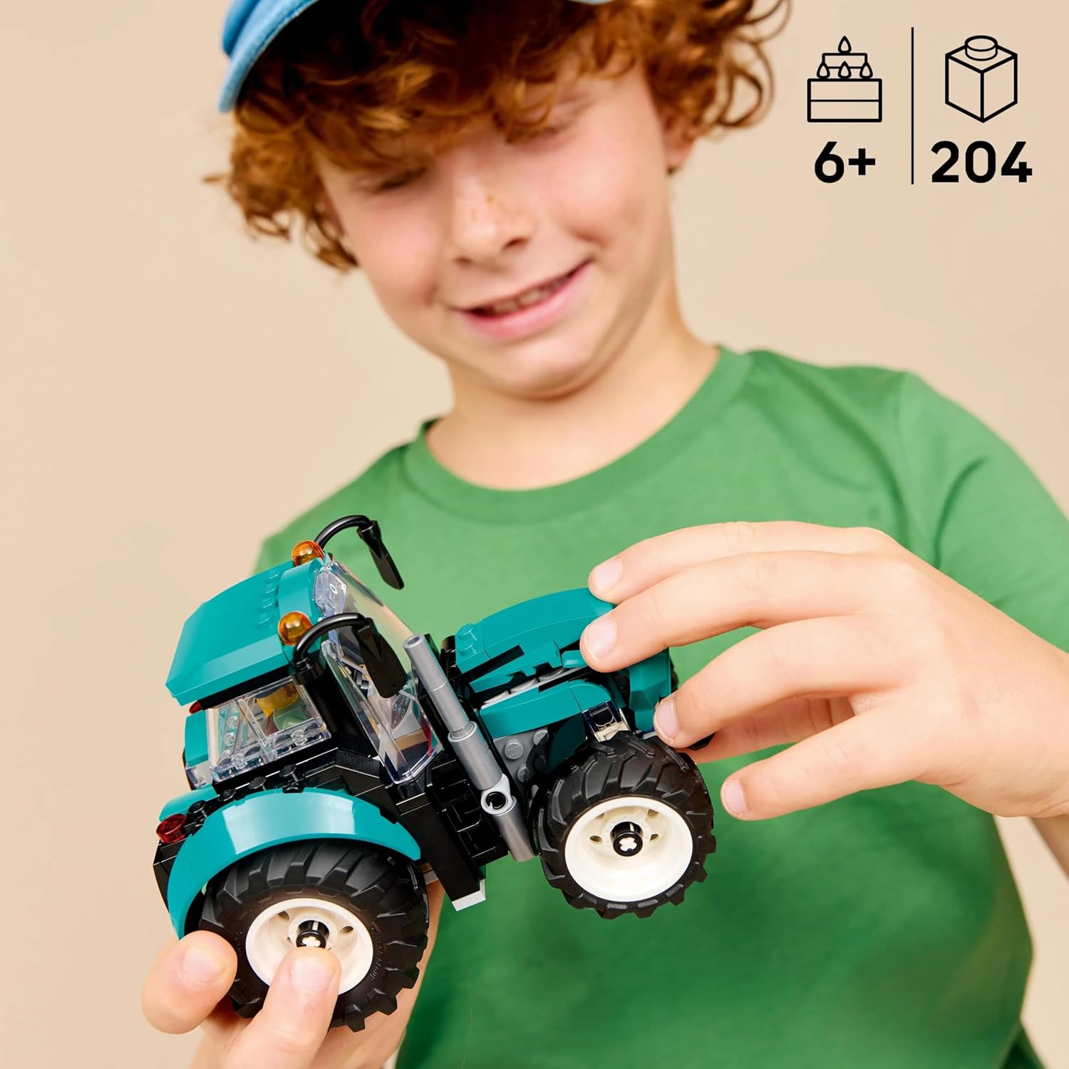 Lego 60498 City Tractor Toy, Birthday Present, Blocks, Educational, Boys, Girls, Children, 6, 7, 8, 9, Vehicle, Car
