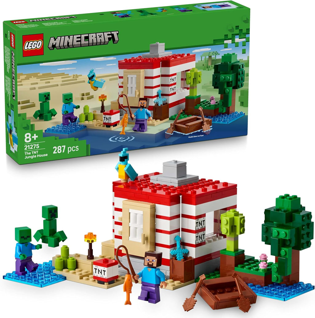 LEGO Minecraft The TNT Jungle House 21275