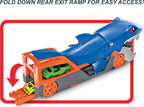 Hot Wheels Shark Chomp Transporter Playset with One 1