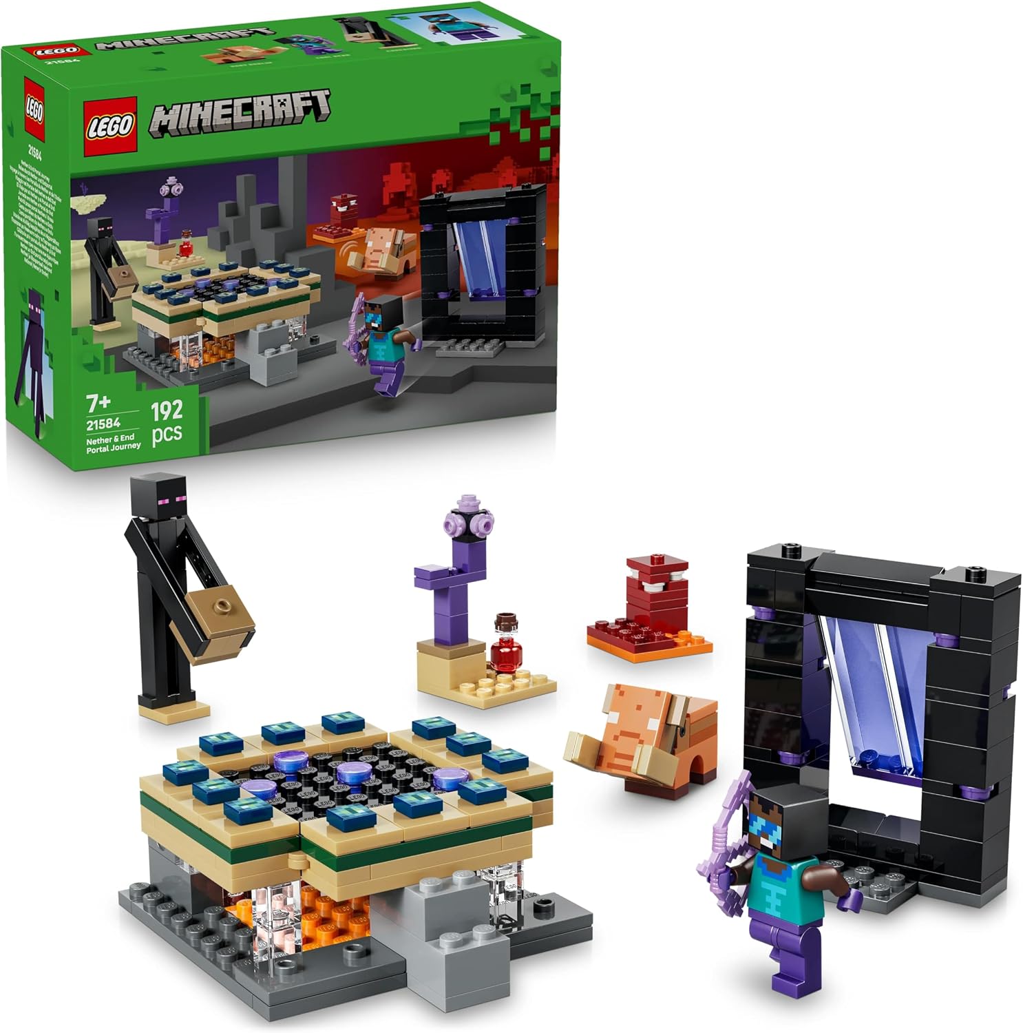 Lego Minecraft 21587 Zombie Dungeon Toy, Birthday Present, Blocks, Boys, Girls, Children, 8, 9, 10, Elementary School