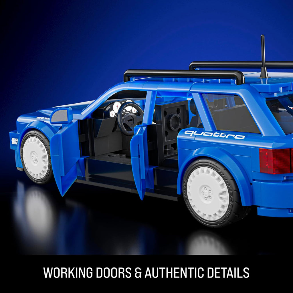 Mattel Brick Shop Hot Wheels Speed Series Building Set, '94 Audi Avant RS2 with 253