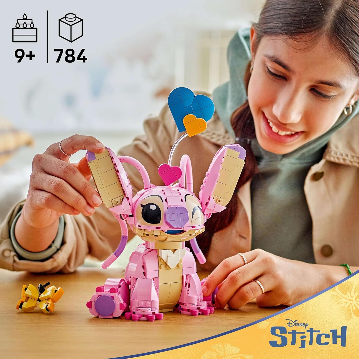 Lego 43257 Disney Angel Toy Birthday Present Blocks for Girls Boys Children 9 Years Old 10 Years Old 11 Years Old Elementary School Mom Dad Figure