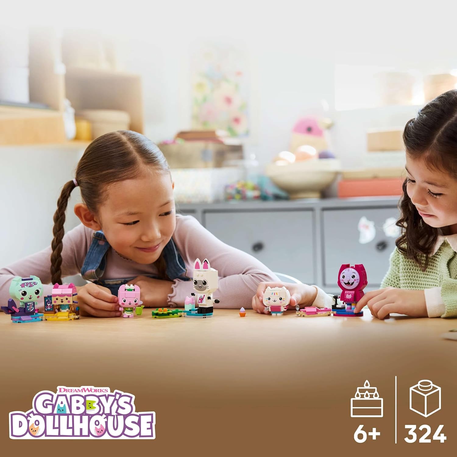 Lego 11215 Gabby Dollhouse, Gabby Cat Friend, Toy, Birthday, Present, Blocks, Education, Girls, Boys, Kids, 6, 7, 8, 9, Animal, Creature, Interior, Fashionable
