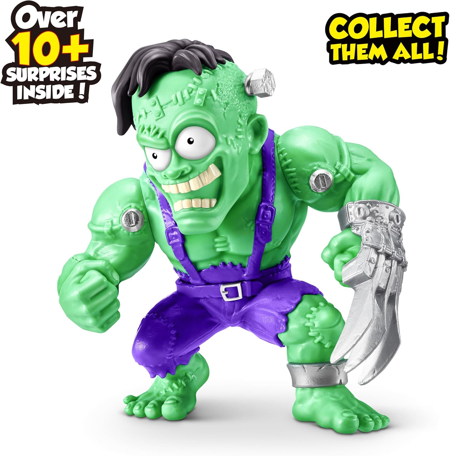 Smashers Horror House Dissect Skeleton Hand Playset with Over 10 Surprises, Build and Create Monster Figures, Slime