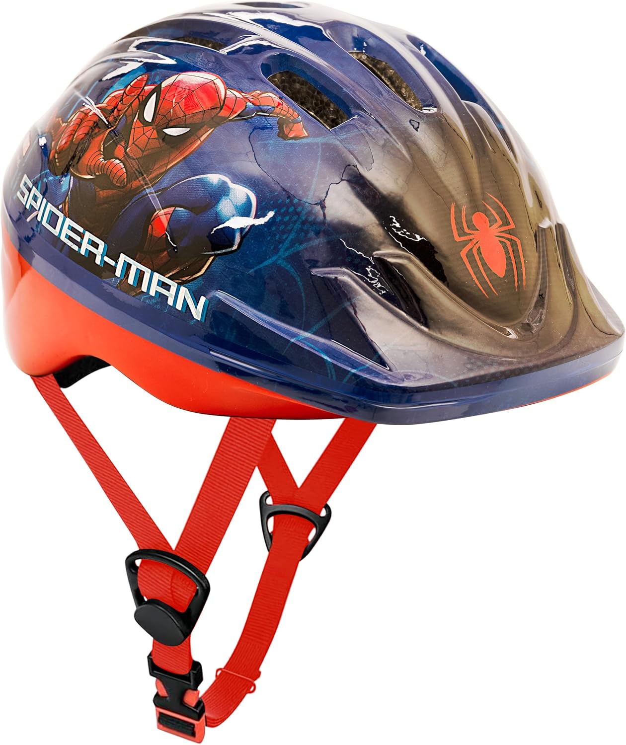 SPARTAN Marvel Spiderman Kids Helmet Multisprots Red M-50-52cm