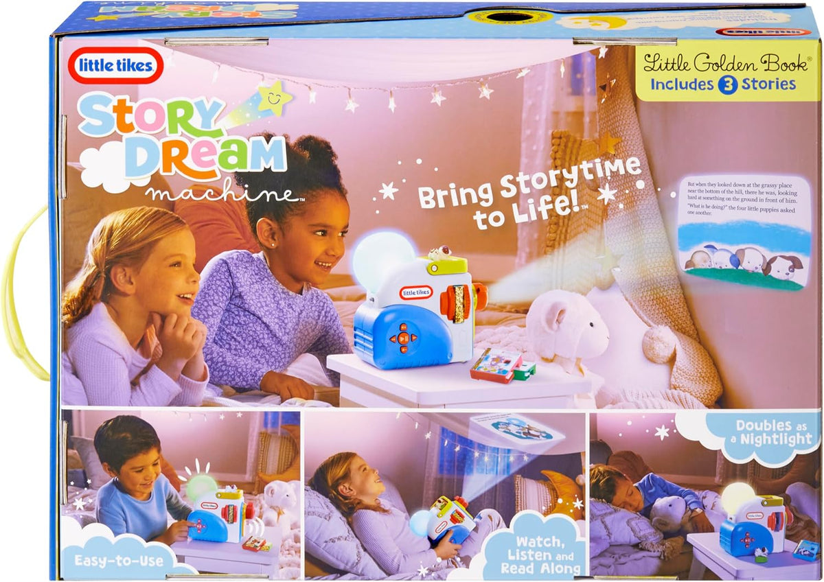 Little Tikes Story Dream Machine with 3 Fairy Tale Books & Nightlight The Ugly Duckling