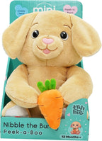 MiniMelody Peekaboo Nibbles the Bunny Interactive Plush Toy with Music & Talking