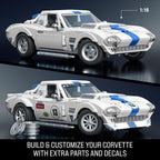 Mattel Brick Shop Hot Wheels Elite Corvette Grand Sport