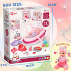 SMILESSKIDDO 14" Baby Doll for Toddler Girls with Dolls Accessiores