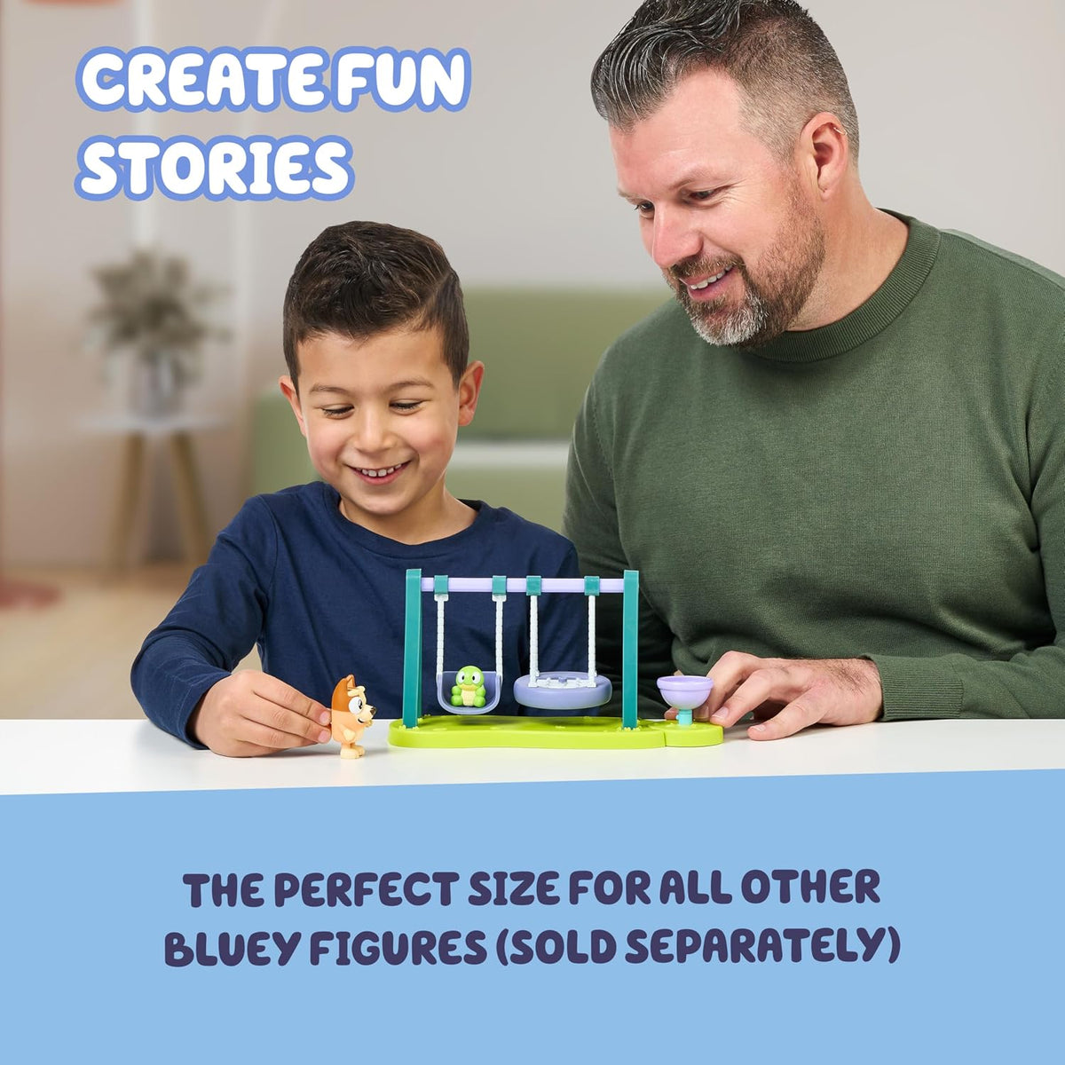 Bluey S12 Mini Playset Turtle Boy Playground