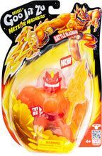 Heroes of GOO JIT Zu Meteor Madness Battle Blazagon Collectable Action Figure with Unique Crunching Slime Filling & Flame Sword Haptic Toy