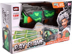 Hip Shot Ray Flame Power Dart Blaster for Kids, Includes 6