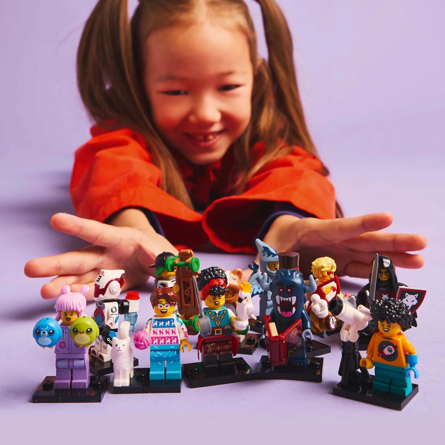 LEGO Minifigures Series 27 Mystery Box, Get 1 of 12 Collectible Figures incl. Cupid, Pterodactyl, Jetpack Racer & More