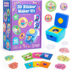 Care Bears 3D Sticker Maker Refill Pack, Make 30+ Shaker Stickers with Gems, Sprinkles &