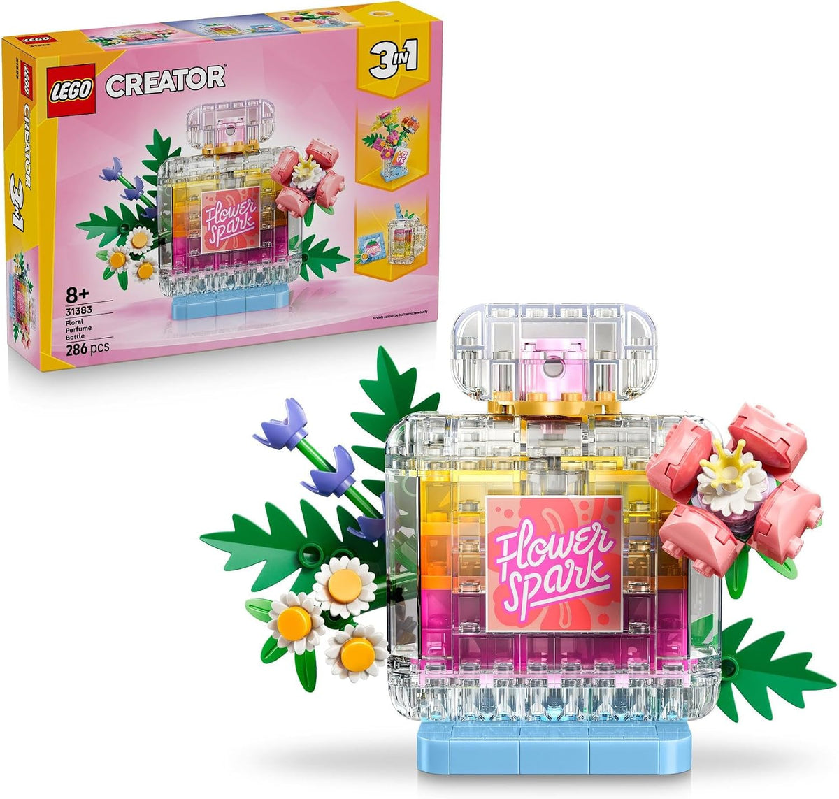 31383 Floral Decor Perfume Bottle