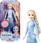 Mattel Disney Frozen Elsa Singing Fashion Doll, Singing Adventure in Signature Clothing