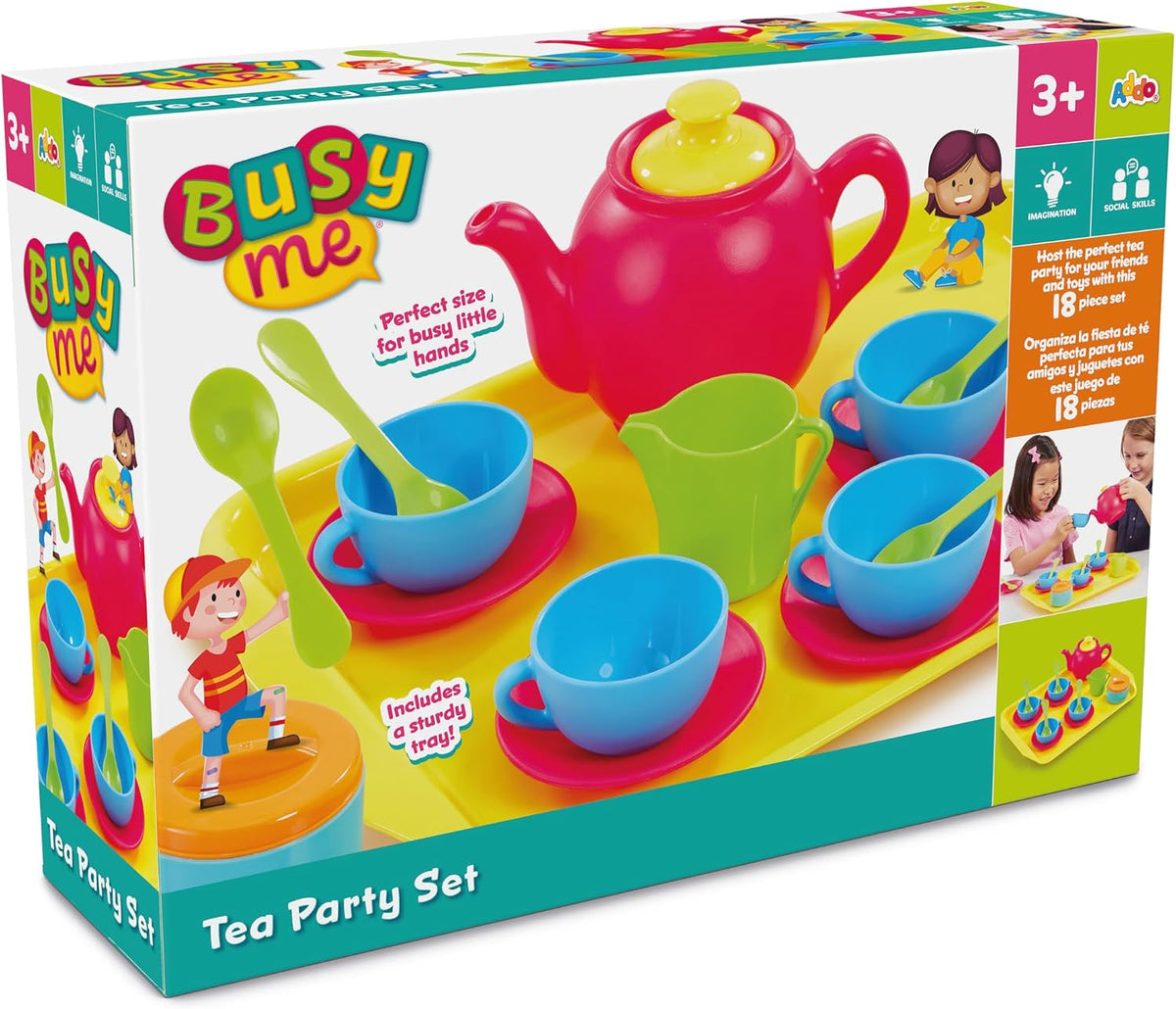 Addo Busy Me Tea Party Set, Pretend Play Toys, Learning Activity for Kids, Imaginative Toy