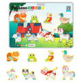PicassoTiles Magnetic Tiles 8 Character Farm Animal Accessory Add on Set Compatible with Picasso Magnet Tile Playsets Pretend Play Preschool Toy STEM Educational Toys for Learning Kids Ages 3+ PTA27 8 Farm Animal