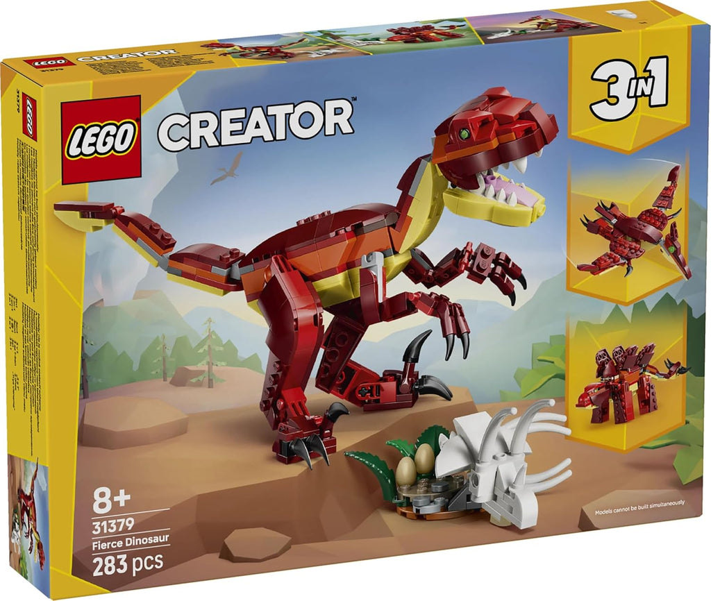 Lego Creator Dinosaur Toy 31379 Birthday Present Blocks for Boys and Girls, Kids, 8 Years Old 9 Years Old 10 Years Old Elementary School Students, Dinosaurs, Animals, Creatures