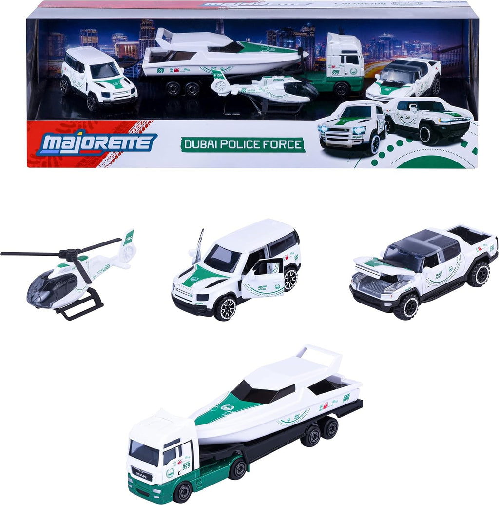 Majorette Dubai Police Force Pack Die Cast