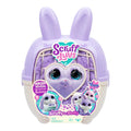 ScruffaLuvs 14cm Bunny Scruff Surprise Plush Toy with Magic Water Reveal + Deluxe Transport Box 29cm