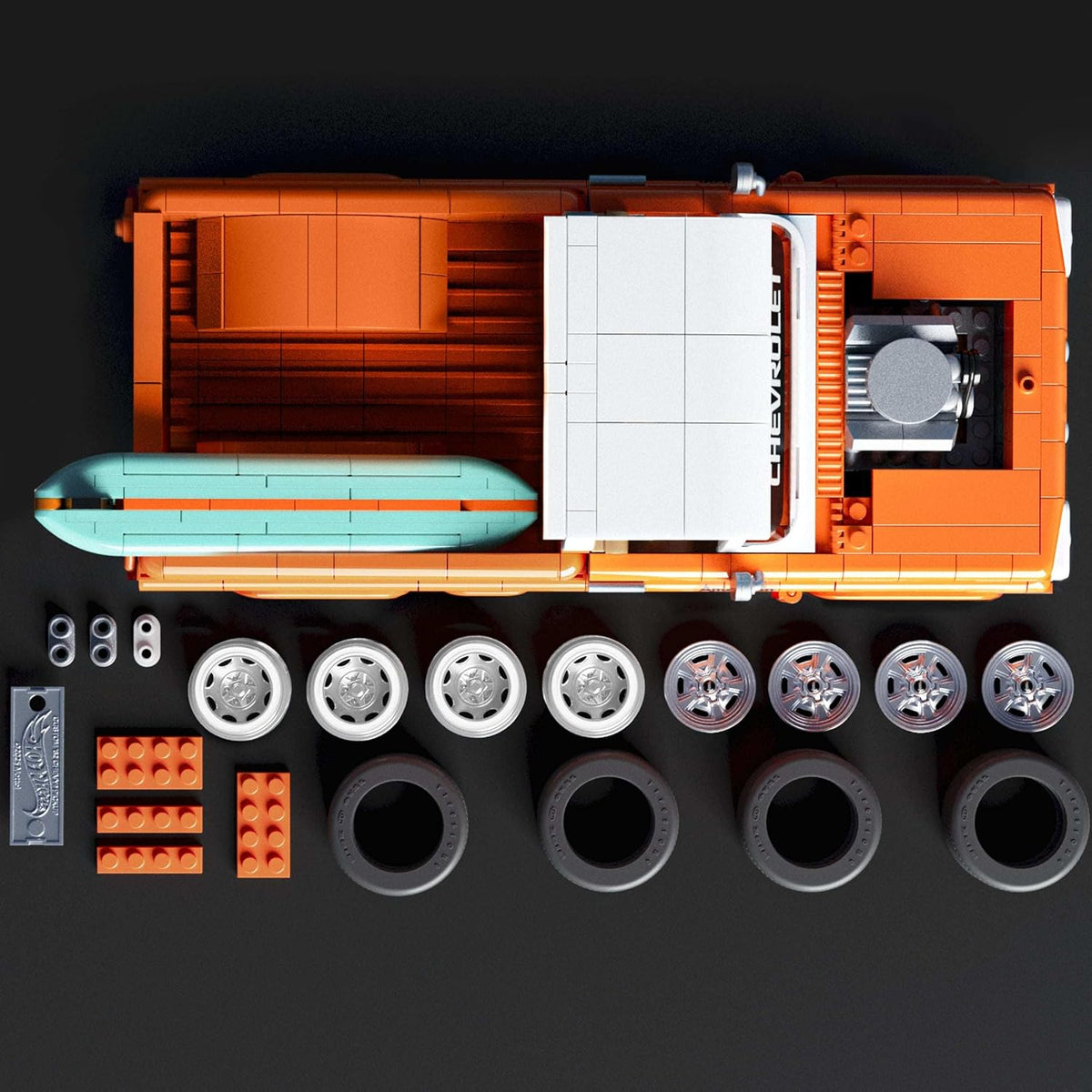 Mattel Brick Shop Hot Wheels Custom '62 Elite Chevy Pickup
