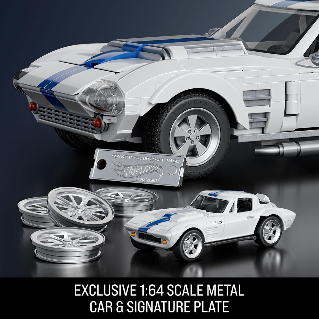 Mattel Brick Shop Hot Wheels Elite Corvette Grand Sport