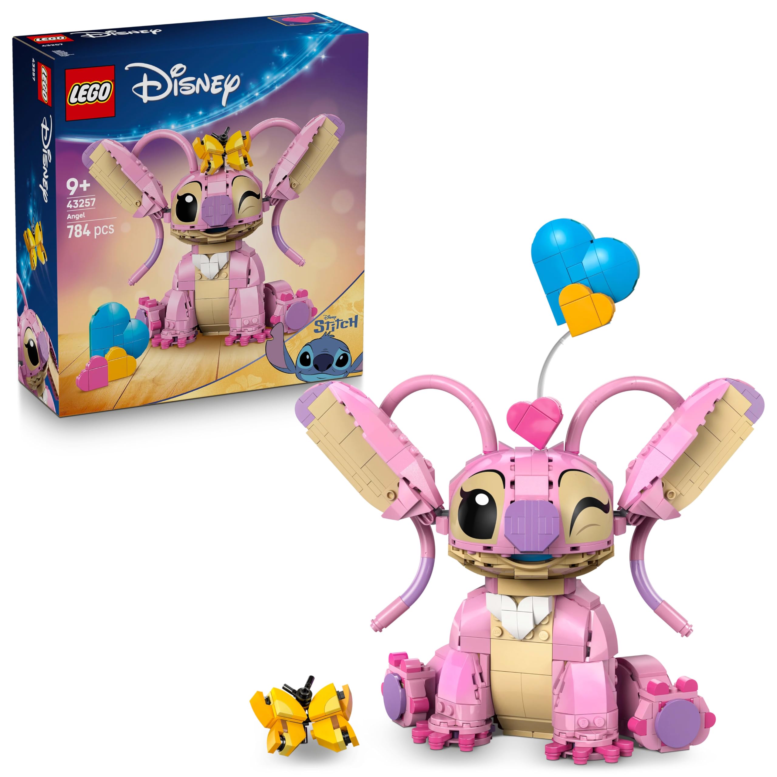 Lego 43257 Disney Angel Toy Birthday Present Blocks for Girls Boys Children 9 Years Old 10 Years Old 11 Years Old Elementary School Mom Dad Figure