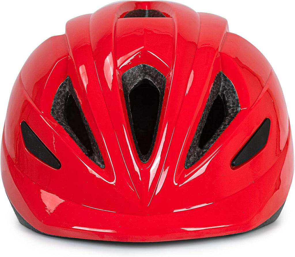 Spartan Kids Helmet in Red for Ages 3-6 | Small Size 50-54cm | Bike, Scooter & Skate Safety Gear | Lightweight Shell